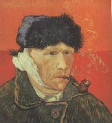 Vincent Van Gogh Self-Portrait with Bandaged Ear and Pipe (nn04) USA oil painting artist